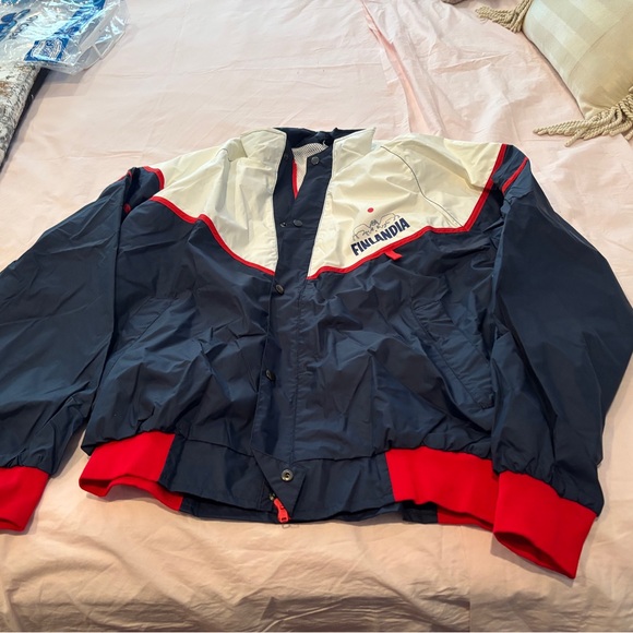 Vintage Yoko Finlandia Ski Suit, suspenders and Jacket, size medium, new - Picture 3 of 6